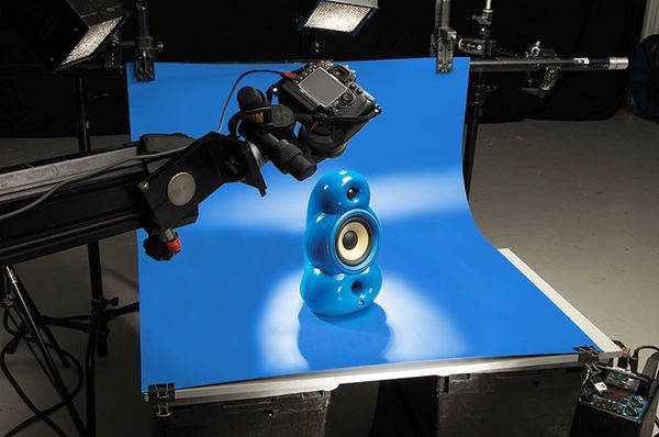 Colorama Colormatt-Hintergrund  electric blue 1,3 x 1 m