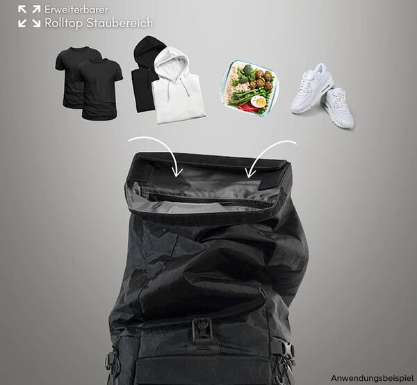 Compagnon Rucksack Element backpack  volcano black 20L