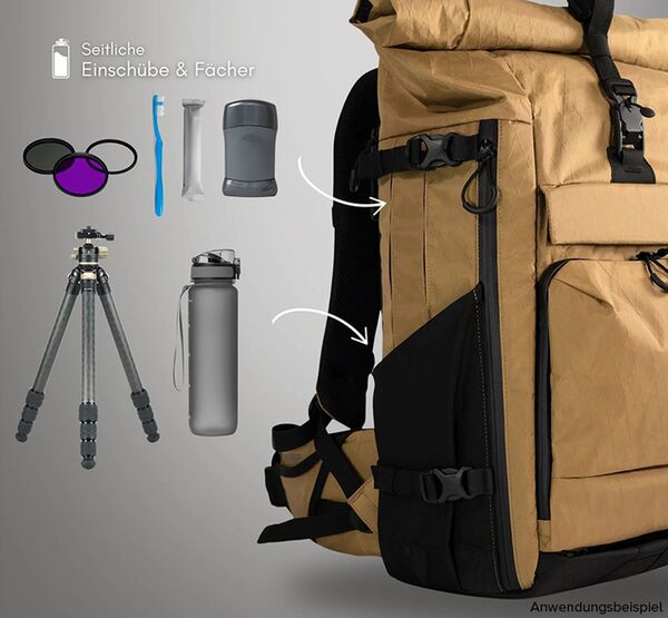 Compagnon Rucksack Element backpack  volcano black 20L