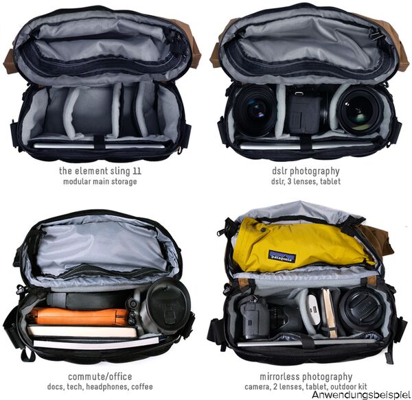 Compagnon Element sling 11  volcano black