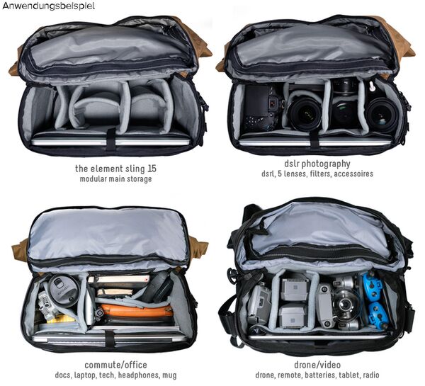 Compagnon Tasche Element sling 15  desert brown