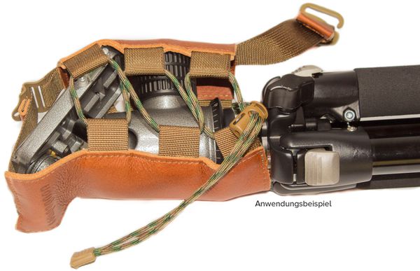 Compagnon Tasche the tripod quiver  hellbraun