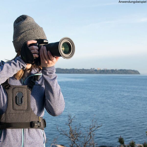 Cotton Carrier Camera Harness-2 G3 - Brustgeschirr als Tragesystem für 2 Kameras  Charcoal