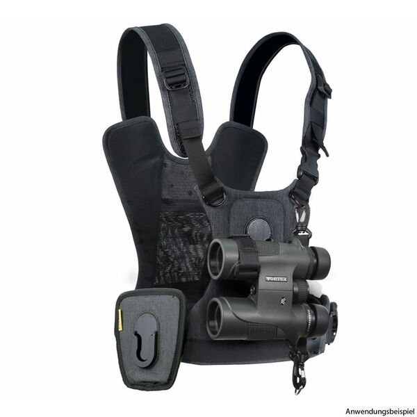 Cotton Carrier Carrier CCS G3 Camera Harness Binocular - Brustgeschirr für 1 DSLR- oder DSLM-Kamera  Charcoal