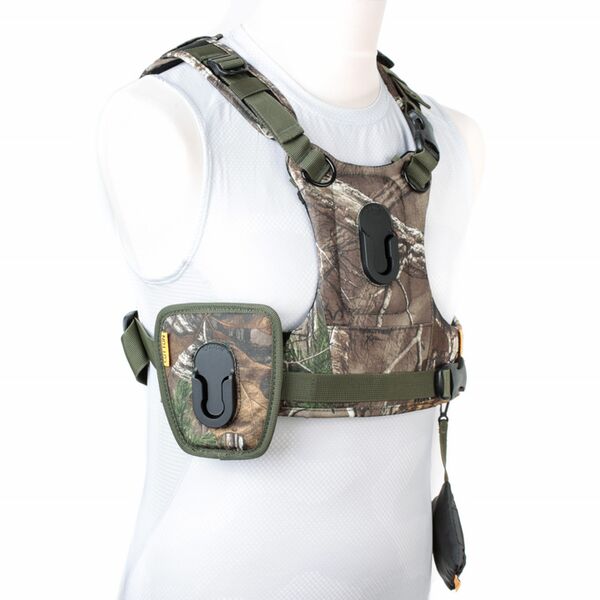 Cotton Carrier Carrier CCS G3 Camera Harness Binocular - Brustgeschirr für 1 DSLR- oder DSLM-Kamera  Camouflage