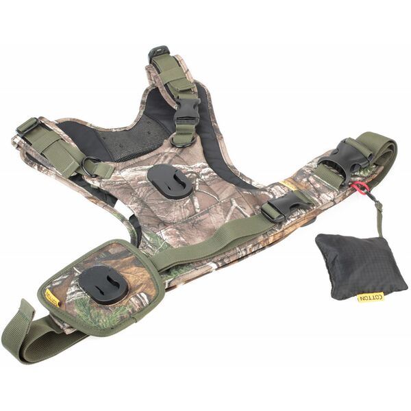 Cotton Carrier Carrier CCS G3 Camera Harness Binocular - Brustgeschirr für 1 DSLR- oder DSLM-Kamera  Camouflage