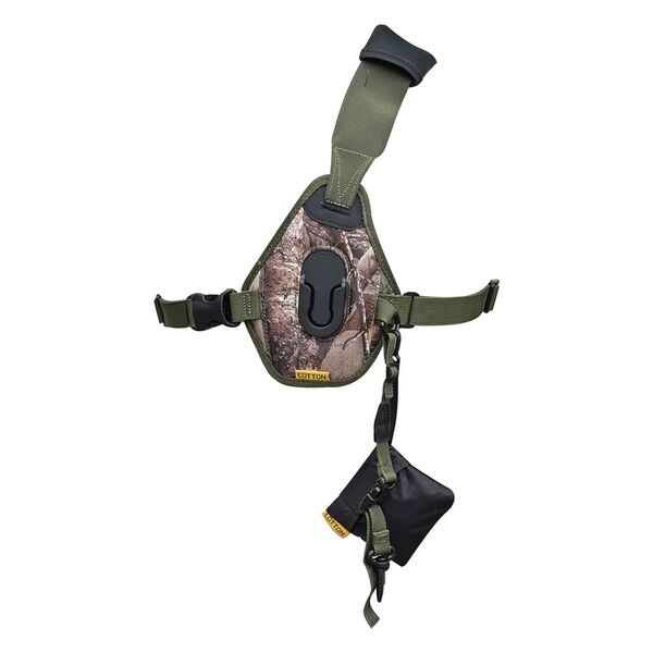 Cotton Carrier Carrier Skout G2 schlankes Brustgeschirr für 1 DSLR- oder DSLM-Kamera  Camouflage