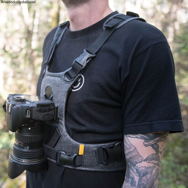 Cotton Carrier Kamera Harness G3 - Brustgeschirr als Tragesystem für eine Kamera  Charcoal