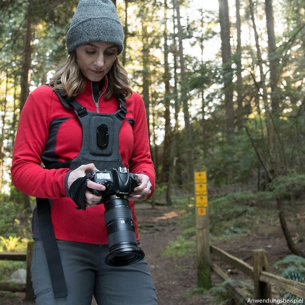 Cotton Carrier Kamera Harness G3 - Brustgeschirr als Tragesystem für eine Kamera  Charcoal