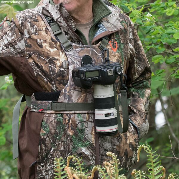 Cotton Carrier Kamera Harness G3 - Brustgeschirr als Tragesystem für eine Kamera  Camo 