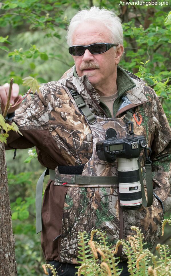 Cotton Carrier Kamera Harness G3 - Brustgeschirr als Tragesystem für eine Kamera  Camo 