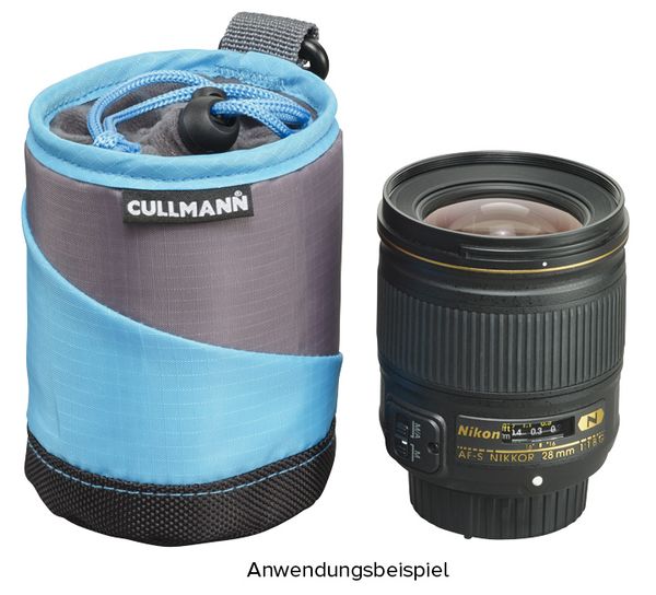 Cullmann Lens Container (Small)  cyan-grau