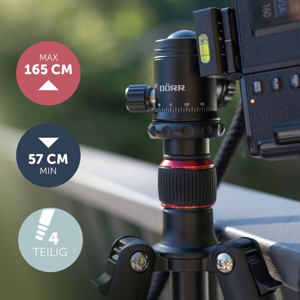 Dörr Aluminium Stativ Pro Black PB-165 