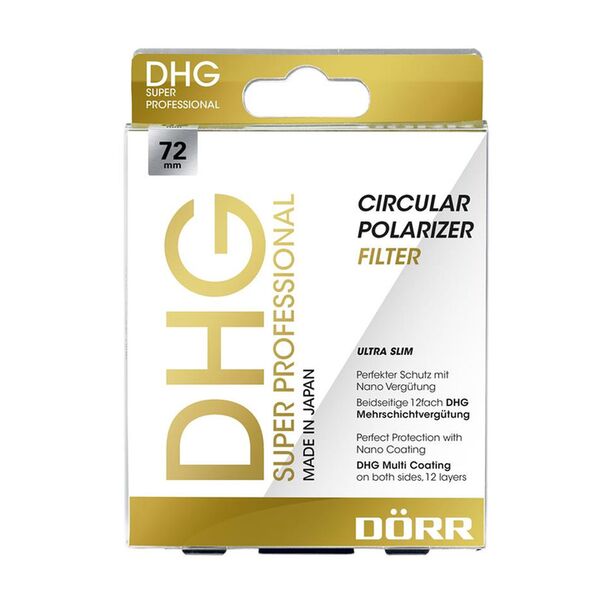 Dörr DHG Super Zirkular Polfilter  72mm