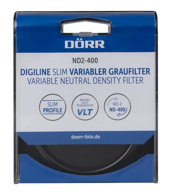 Dörr Digiline Slim Variabler Graufilter ND2-400  82mm