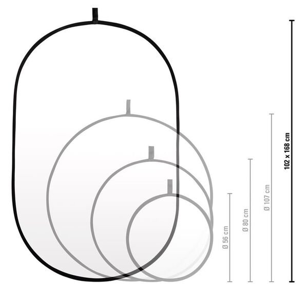 Dörr Faltreflektor Set 7-in-1 (102x168 cm) 