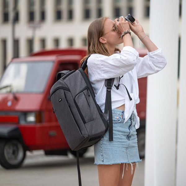 Dörr Fotorucksack Prag Go  grau
