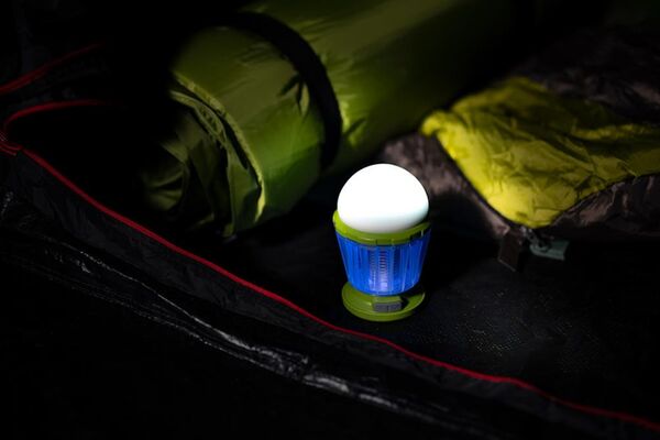 Dörr LED Solar Campinglampe Anti-Moskito  neongrün