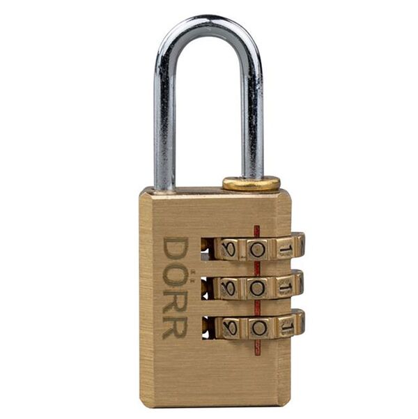 Dörr Zahlenschloss 3-stellig  Medium 28x72x12mm