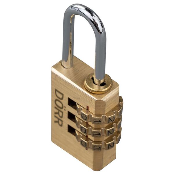 Dörr Zahlenschloss 3-stellig  Medium 28x72x12mm