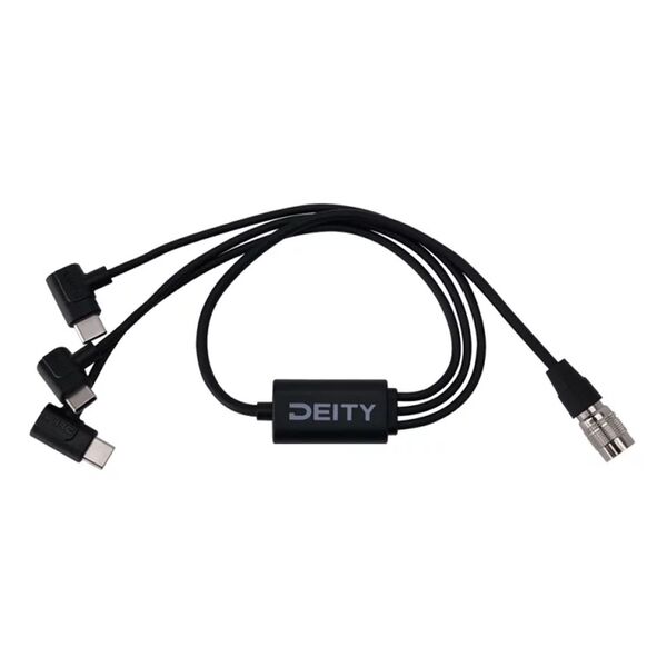 Deity Adapterkabelpeitsche SPD-HR3U (4-Pin Hirose to Triple USB-C) 