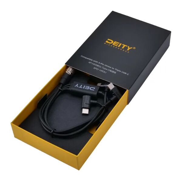 Deity Adapterkabelpeitsche SPD-HR3U (4-Pin Hirose to Triple USB-C) 