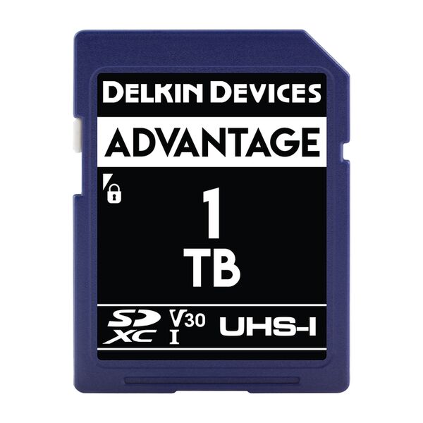 Delkin ADVANTAGE UHS-I (V30) SD Memory Card  1 TB Read: 100 MB/s