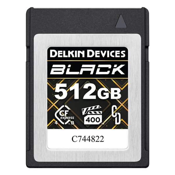 Delkin BLACK CFexpress™ Type B 4.0 VPG400 Card  512 GB