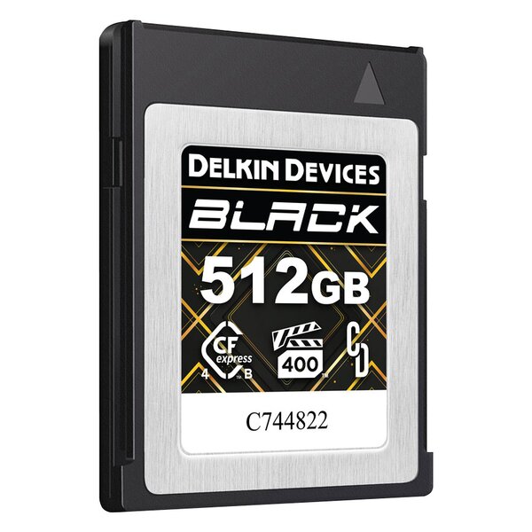 Delkin BLACK CFexpress™ Type B 4.0 VPG400 Card  512 GB