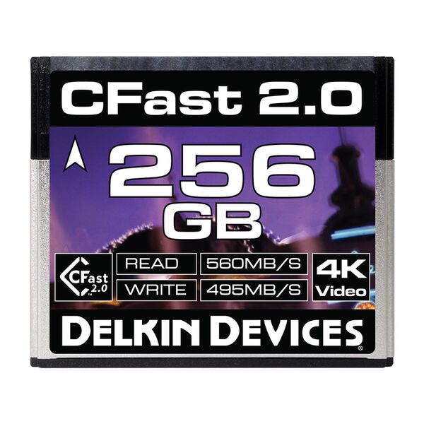 Delkin CFast 2.0 Memory Card  256 GB