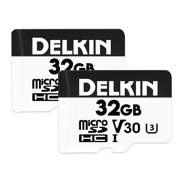Delkin HYPERSPEED UHS-I (V30) microSD Memory Card 2x32 GB  32  GB