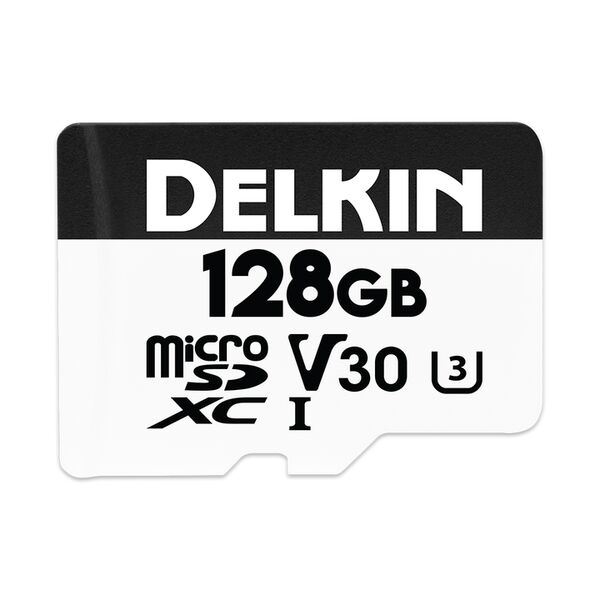 Delkin HYPERSPEED UHS-I (V30) microSD Memory Card  128 GB
