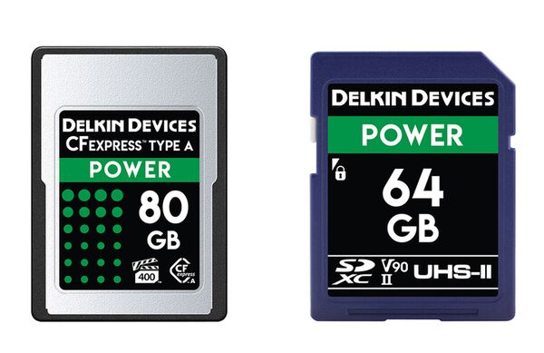 Delkin POWER CFexpress™ Type A Memory Card Bundle - 80 GB CFeA + 64 GB SD V90 