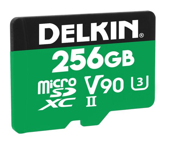 Delkin POWER UHS-II (V90) microSD Memory Card  256 GB