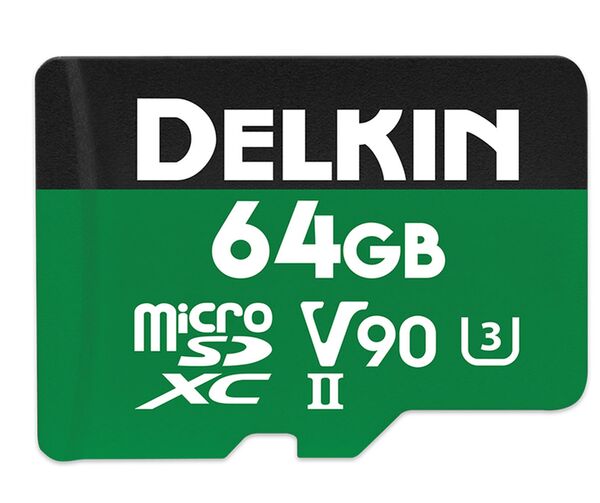 Delkin POWER UHS-II (V90) microSD Memory Card  64 GB