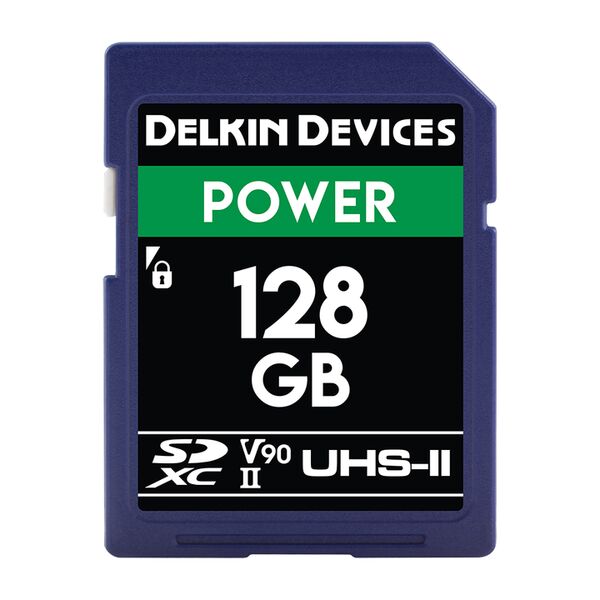 Delkin POWER UHS-II (V90) SD Memory Card  128 GB