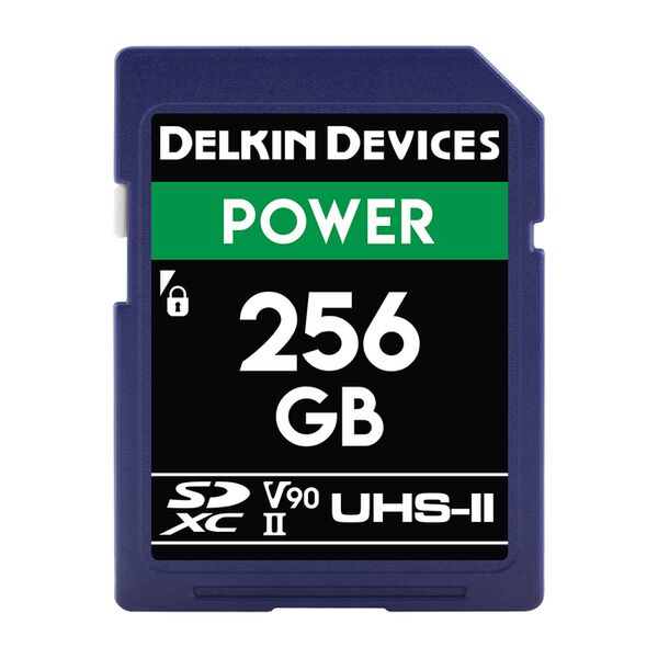 Delkin POWER UHS-II (V90) SD Memory Card  256 GB