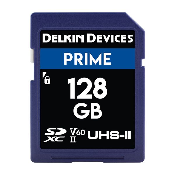 Delkin PRIME UHS-II (V60) SD Memory Card  128 GB