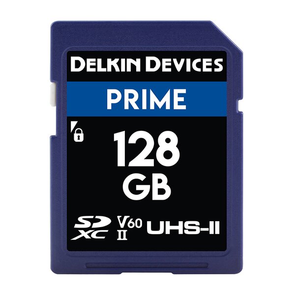 Delkin PRIME UHS-II (V60) SD Memory Card - Retourenware ohne orig. Verpackung  128 GB