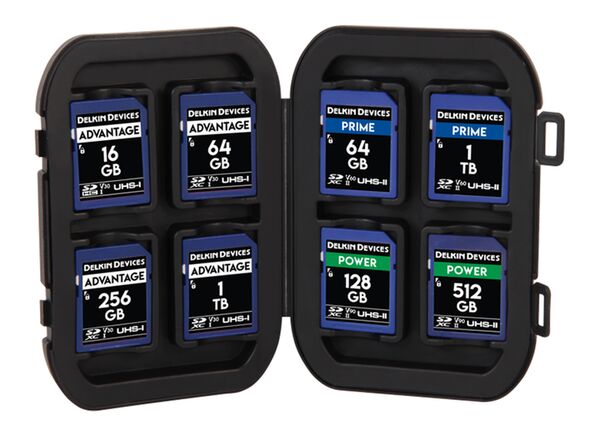 Delkin Speicherkarten-Tasche für 8x SD-Karten 