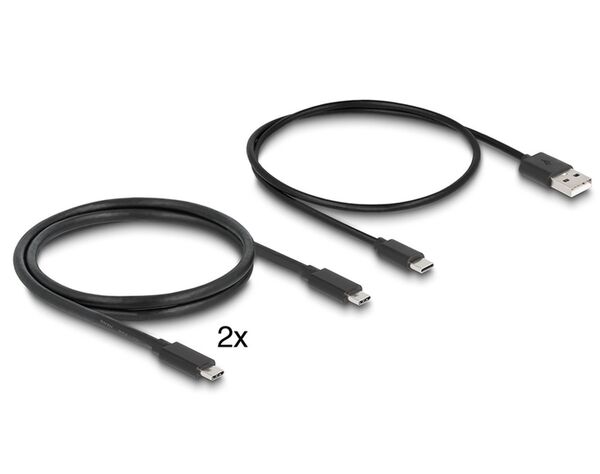 Delock USB-C KVM Switch zu DisplayPort 8K 30 Hz mit USB 2.0 