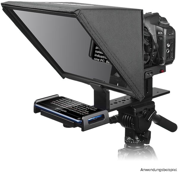 DESVIEW T12 Teleprompter (autocue) für Smartphone/Tablet 