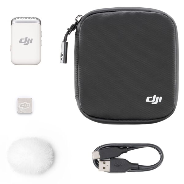 DJI Mic 2 Transmitter  Pearl White