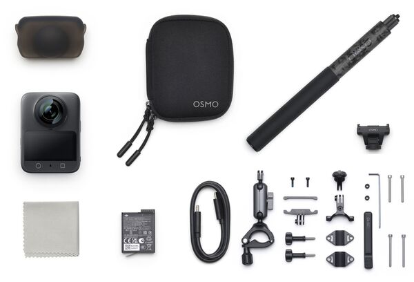 DJI Osmo 360  Rennrad Rear-POV Combo