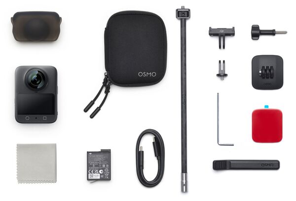 DJI Osmo 360  Third-Person-Helmhalterung Combo