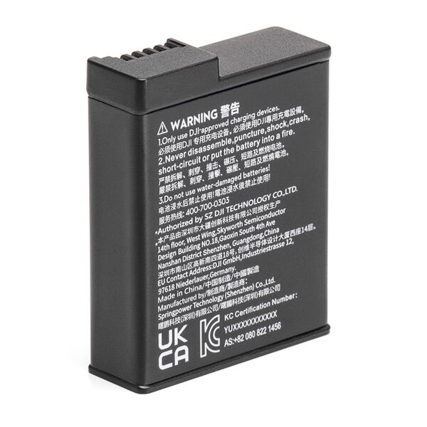 DJI Osmo Action 3 Extremer Akku 