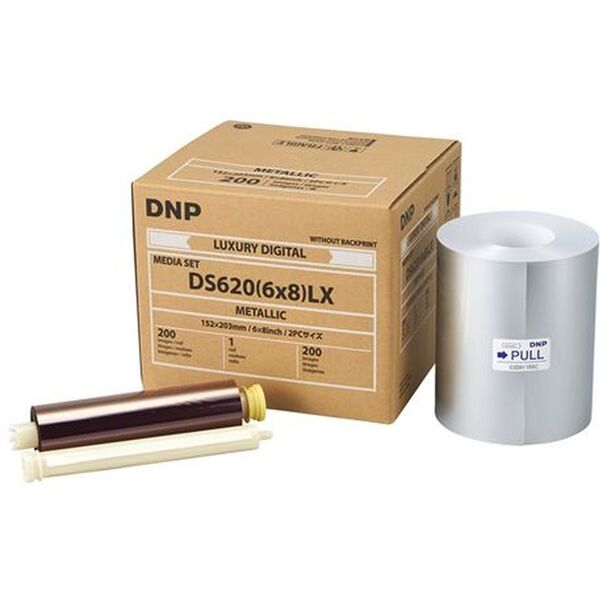 DNP Papier Metallic 1 Rolle je 200 St. 15x20 für DS620 