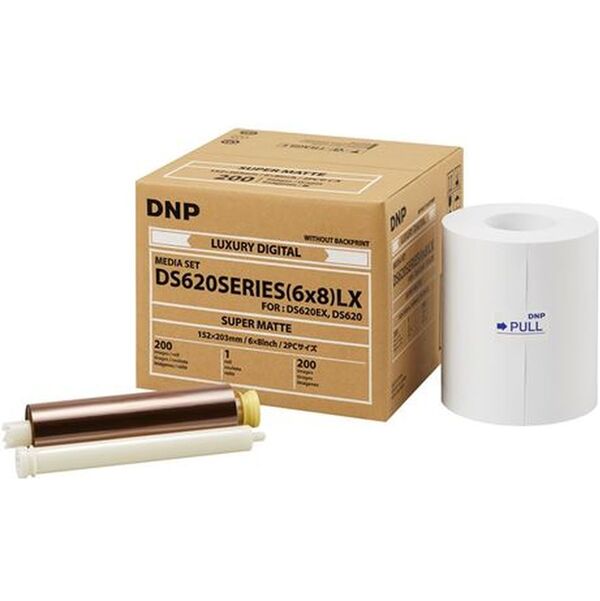 DNP Papier Super Matte 1 Rolle je 200 St. 15x20 für DS620 