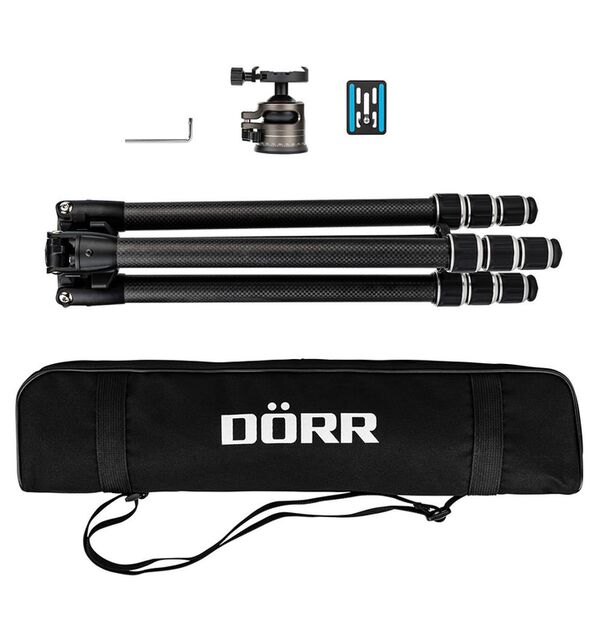 Dörr Carbon Stativ Racer CR-1700 mit CNC-40 Kugelkopf 