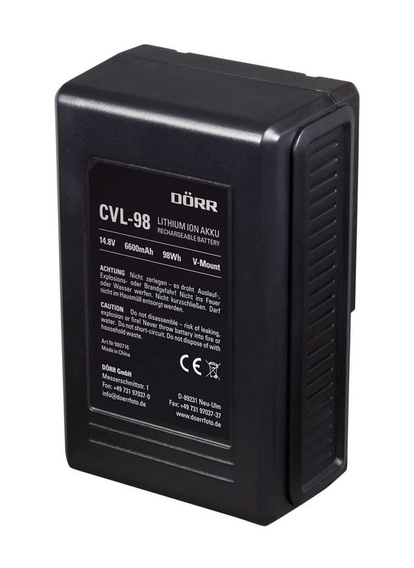 Dörr Compact V-Mount Li-Ion Akku CVL-98 14.8V, 98Wh 